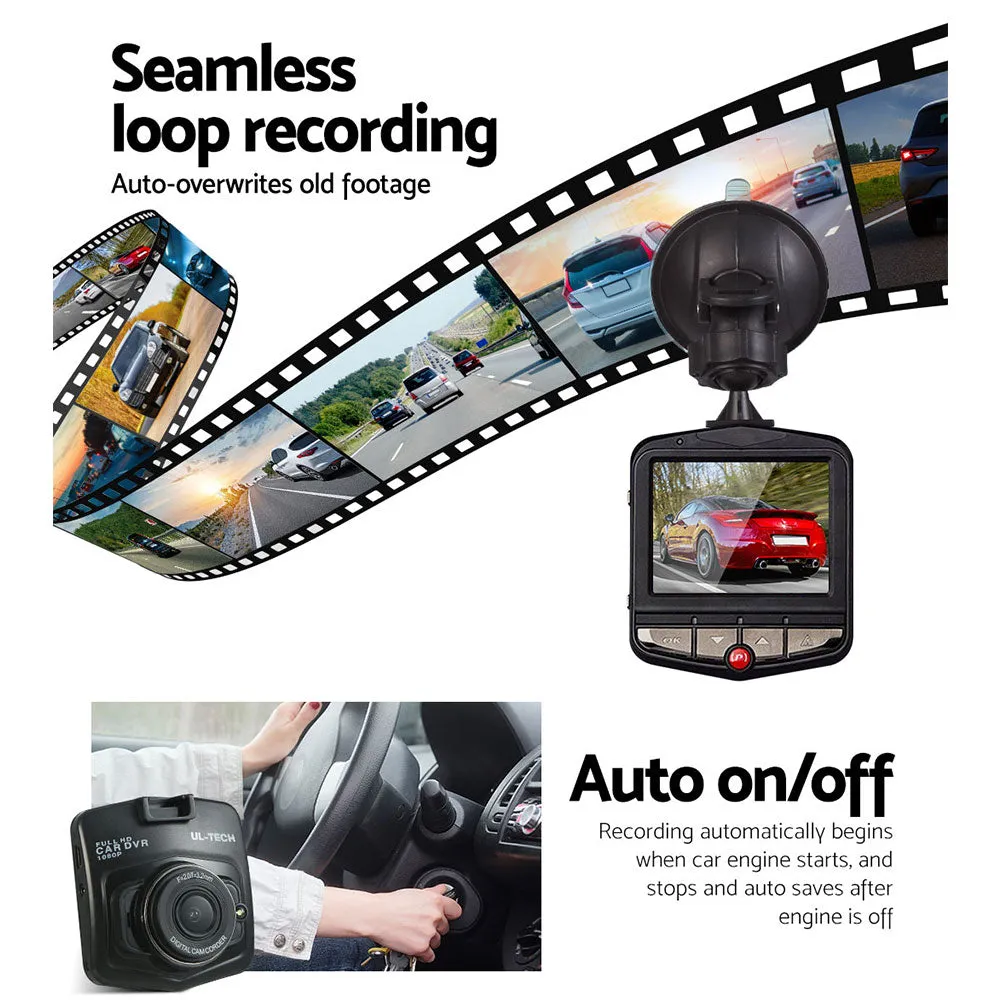 1080P Night Vision Dash Camera 120° View Motion Detect UL-tech