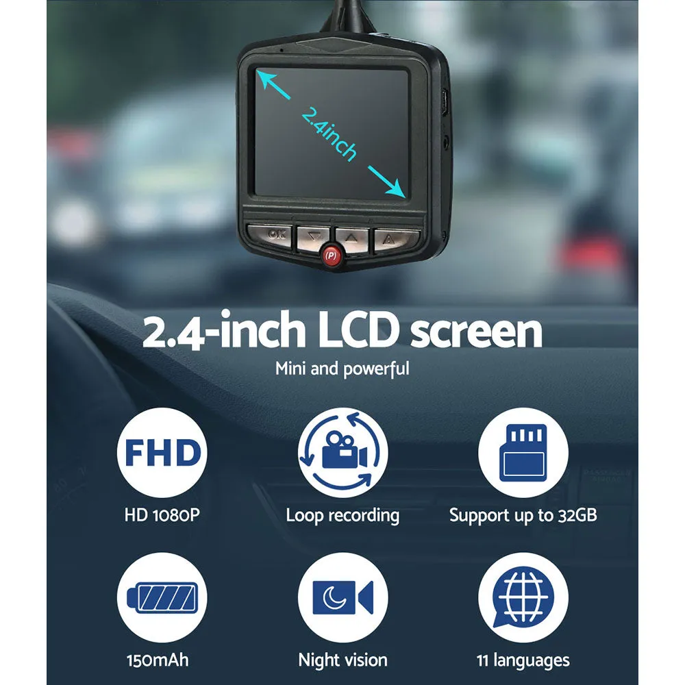 1080P Night Vision Dash Camera 120° View Motion Detect UL-tech