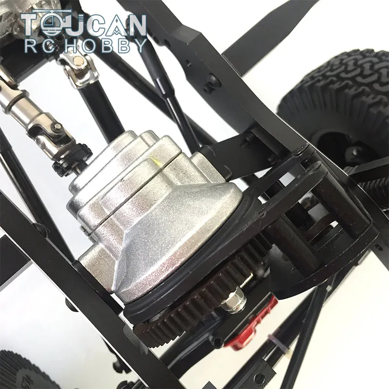 1/10 Scale D90 RC Rock Crawler Car Pickup Metal Chassis ESC Radio Wheel Tires Metal Chassis Light Sound System ESC Servo Motor