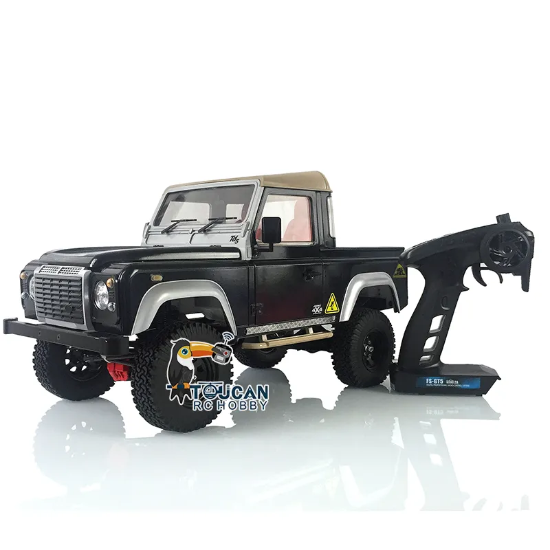 1/10 Scale D90 RC Rock Crawler Car Pickup Metal Chassis ESC Radio Wheel Tires Metal Chassis Light Sound System ESC Servo Motor