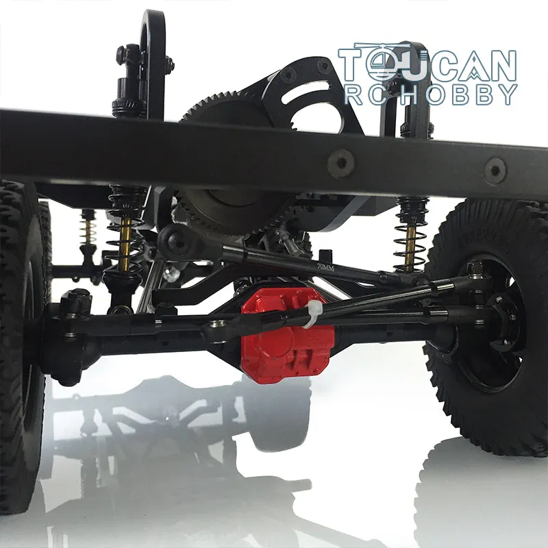 1/10 Scale D90 RC Rock Crawler Car Pickup Metal Chassis ESC Radio Wheel Tires Metal Chassis Light Sound System ESC Servo Motor