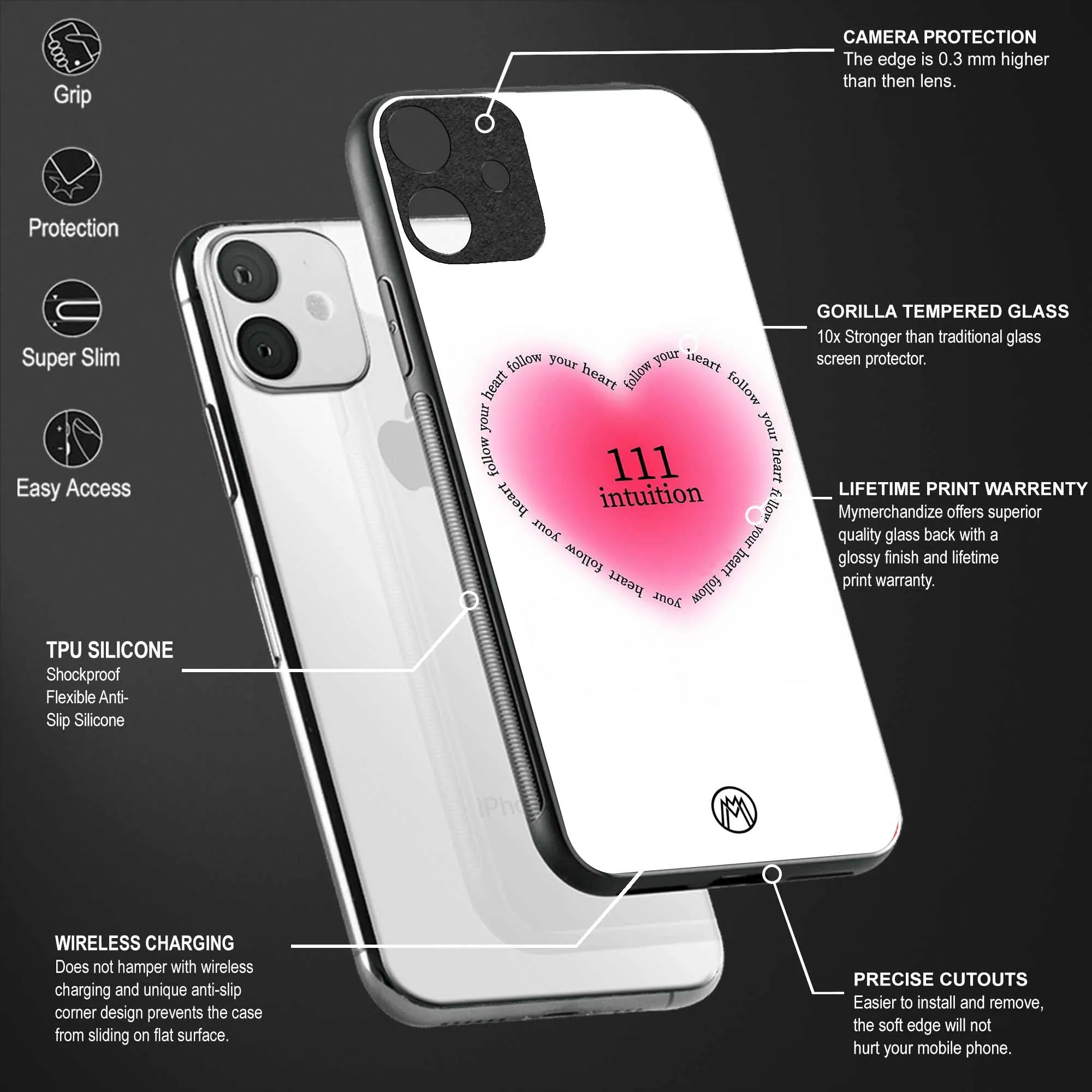 111 Intuition Glass Case for Oppo A5 2020