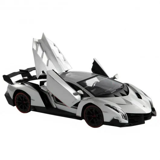 1:14 4CH Lamborghini Veneno RC Car Radio Remote Control w/ Open Doors-Red