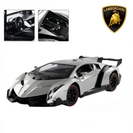 1:14 4CH Lamborghini Veneno RC Car Radio Remote Control w/ Open Doors-Red