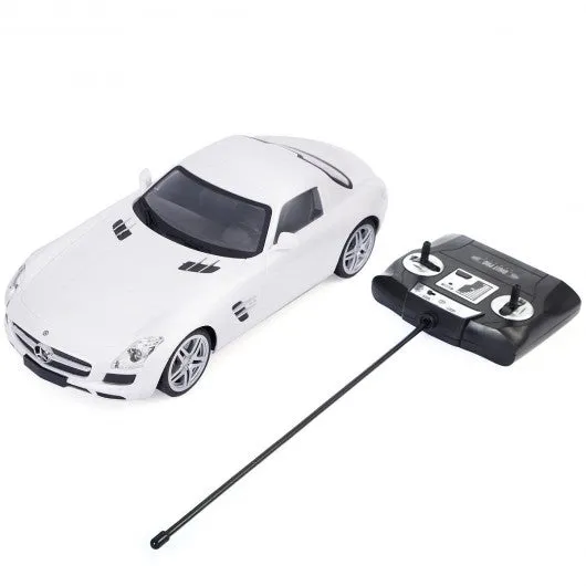 1/14 Scale Licensed Mercedes Benz SLS AMG Radio Remote Control RC Car-White