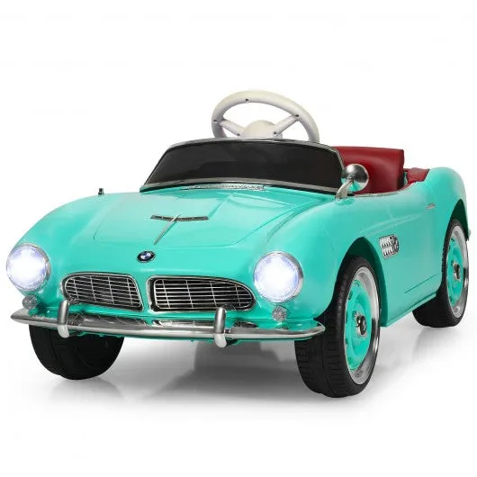 12 V BMW 507 Licensed Electric Kids Ride On Retro Car-Green