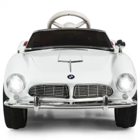 12 V BMW 507 Licensed Electric Kids Ride On Retro Car-White