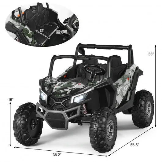 12 V Electric Kids Ride-On Car 2-Seater SUV Off-Road UTV with Remote-CAMO