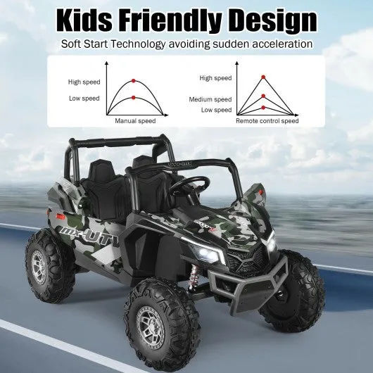 12 V Electric Kids Ride-On Car 2-Seater SUV Off-Road UTV with Remote-CAMO