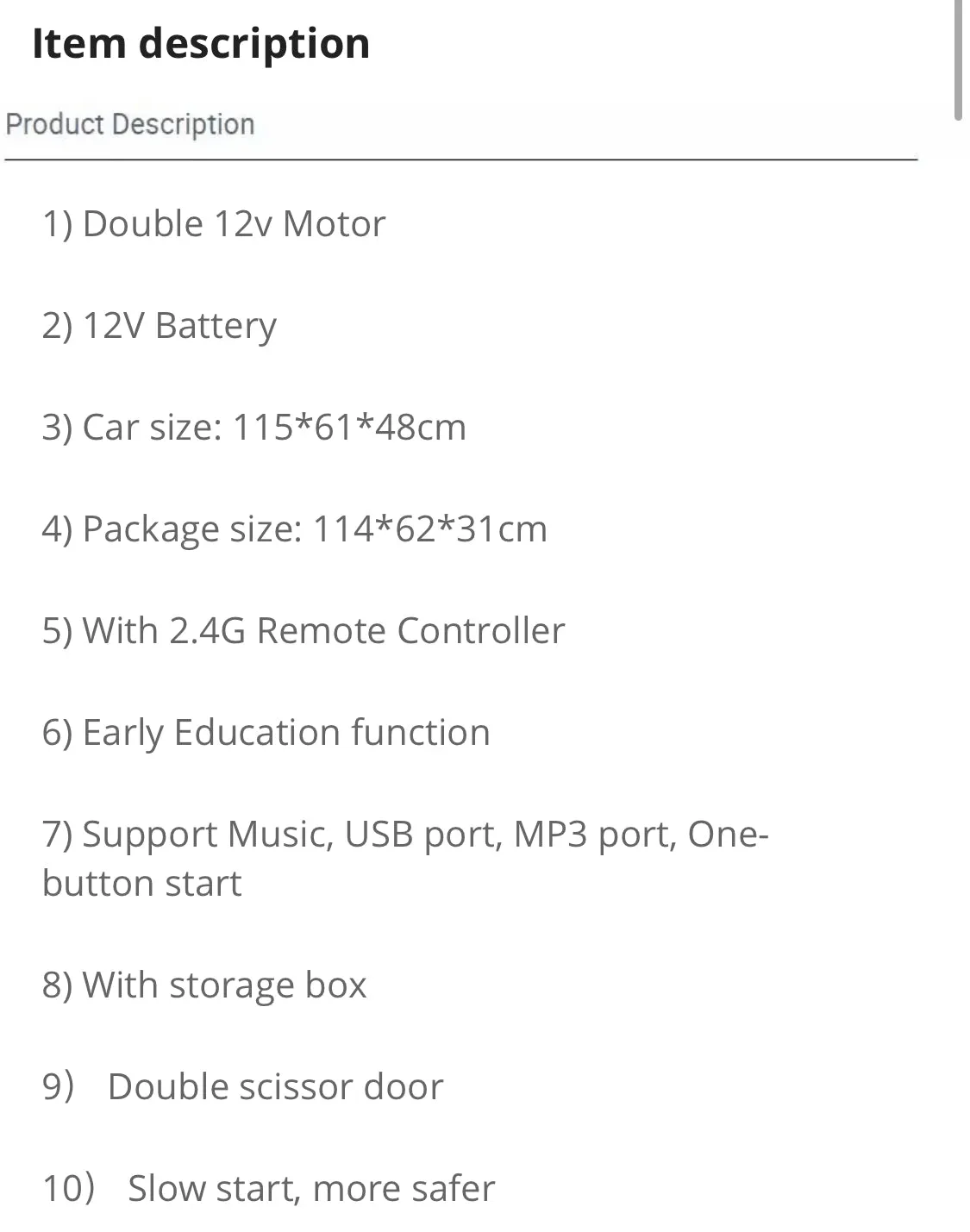 12V | 2025 Lamborghini Style Powerful Dual Motor | Ages 1-7 | Ride On Car | Leather Seat| Remote | 1 Seater | 2 Colours