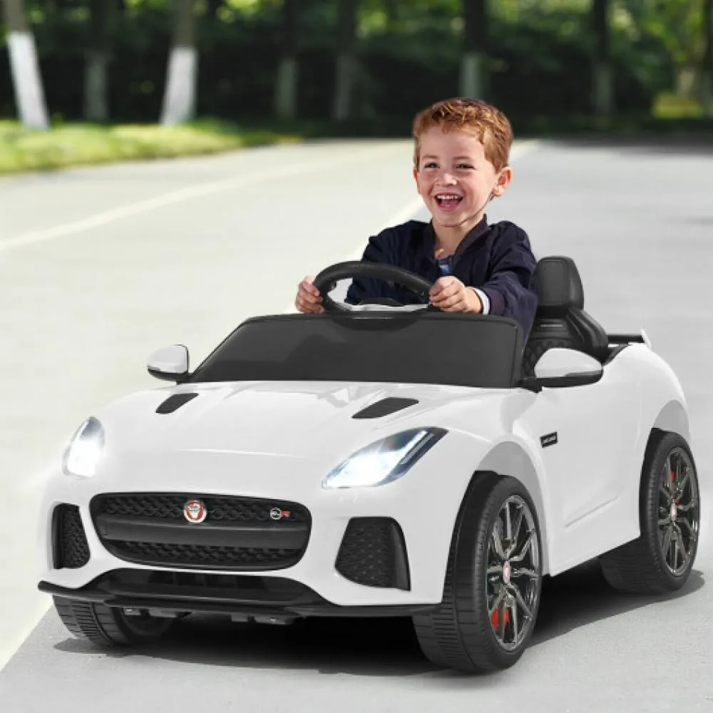 12V Jaguar F-Type SVR Licensed Kids Ride On Car-Navy