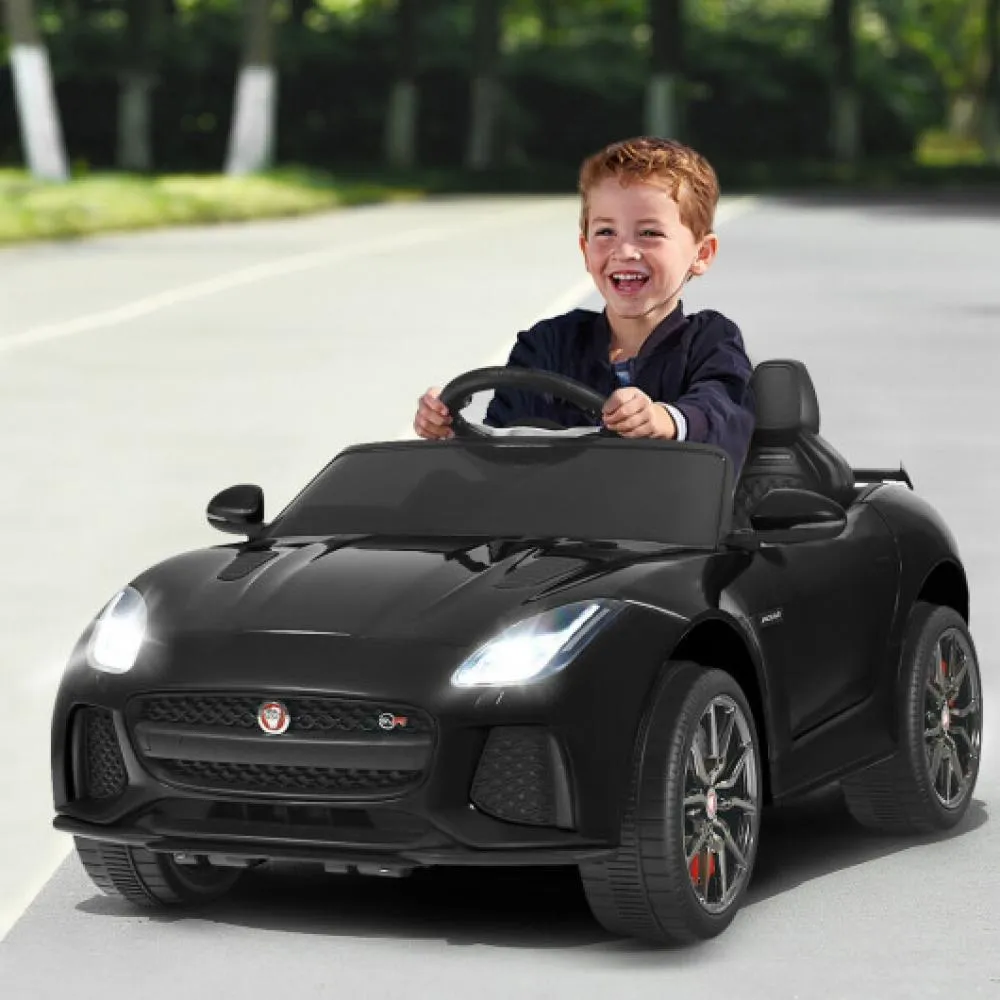 12V Jaguar F-Type SVR Licensed Kids Ride On Car-Navy