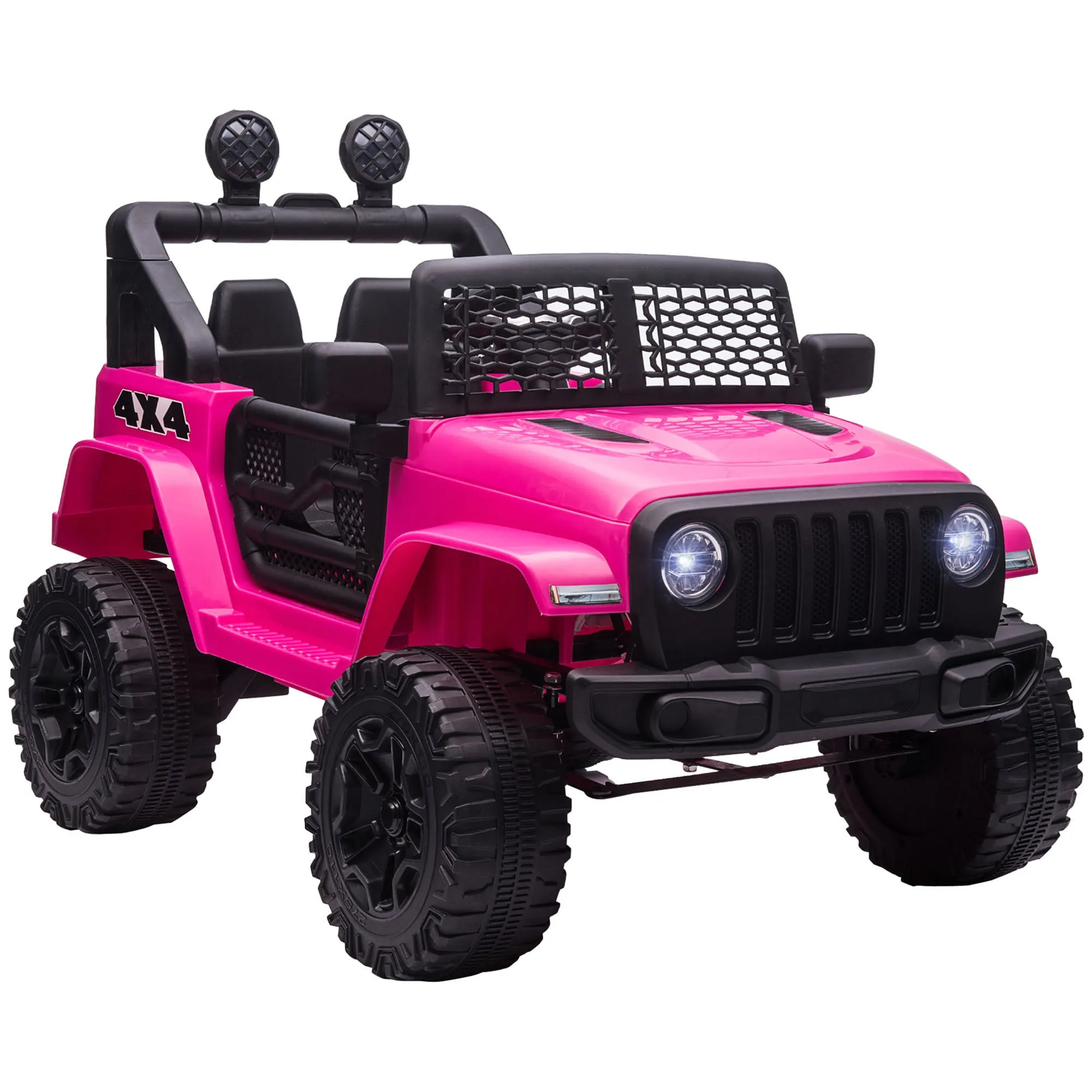 12V Kids Electric Ride On Car Truck Off-road Toy W/ Remote Control Pink