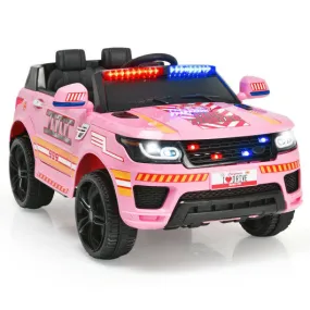 12V Kids Electric Ride On Car with Remote Control-Pink