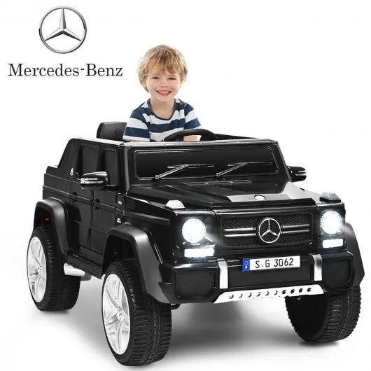 12V Licensed Mercedes-Benz Kids Ride On Car-Black