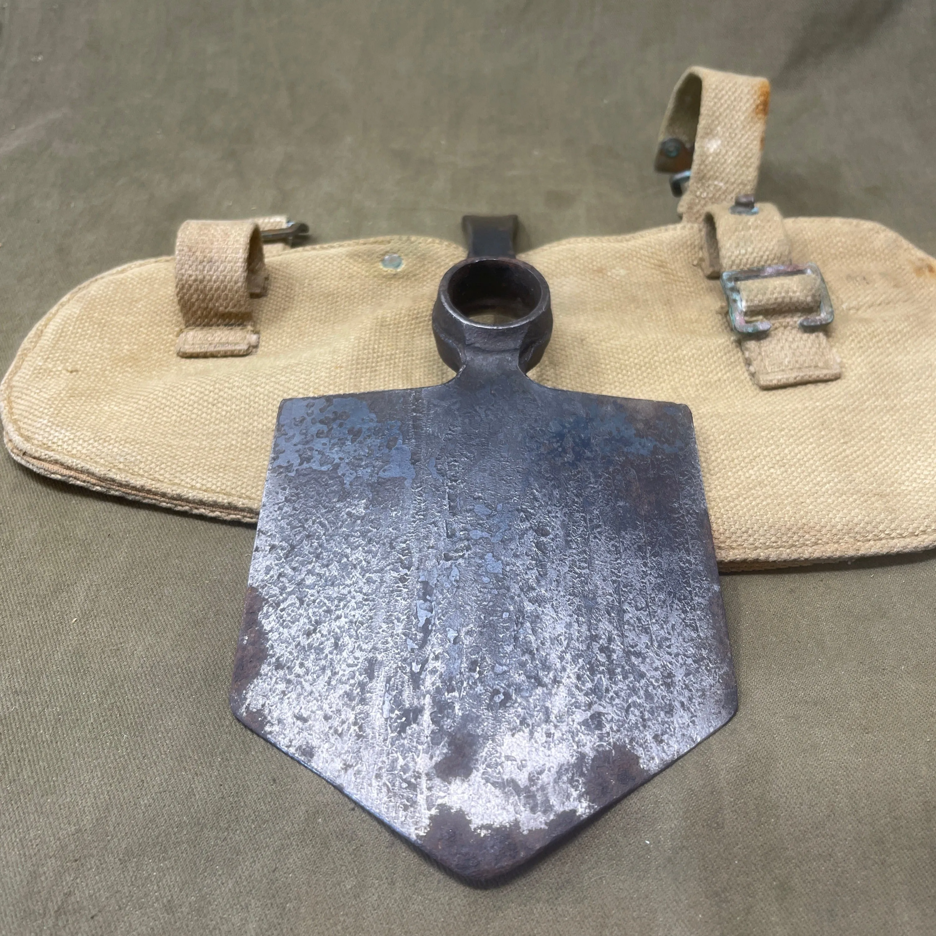 1937 Pattern Entrenching Tool WW2 Dated with Carrier