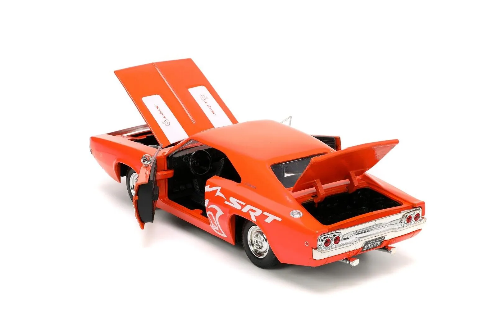 1968 DODGE CHARGER R/T SRT ORANGE "BIGTIME MUSCLE" 1/24 DIECAST MODEL JADA 34197