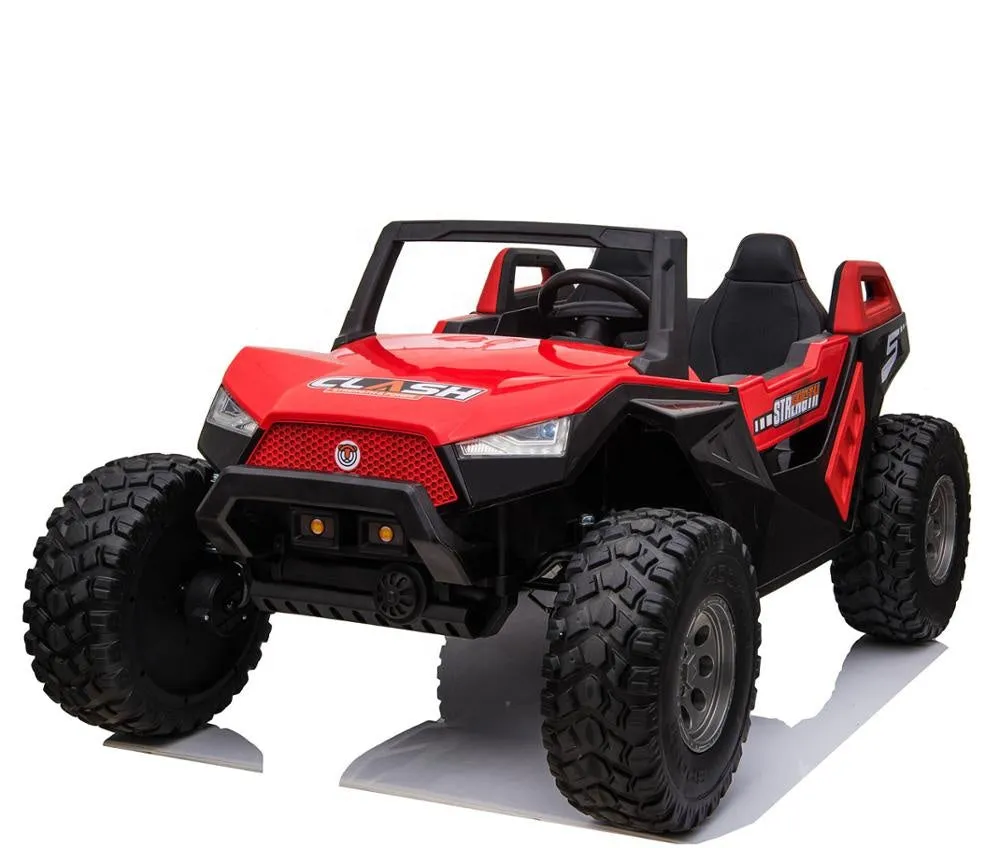 2025 Clash 4x4 | 24V 9AH | UTV Dune Buggy Upgraded 2 Seater Ride-On XXL | Large Leather Seat | Rubber Tires | Holds 325 Lbs | Remote | 10-15 KPh