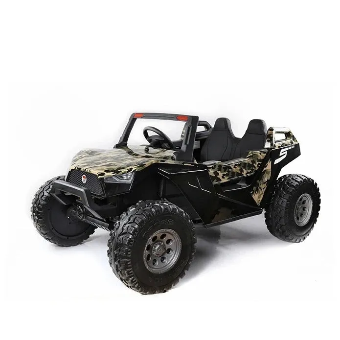 2025 Clash 4x4 | 24V 9AH | UTV Dune Buggy Upgraded 2 Seater Ride-On XXL | Large Leather Seat | Rubber Tires | Holds 325 Lbs | Remote | 10-15 KPh