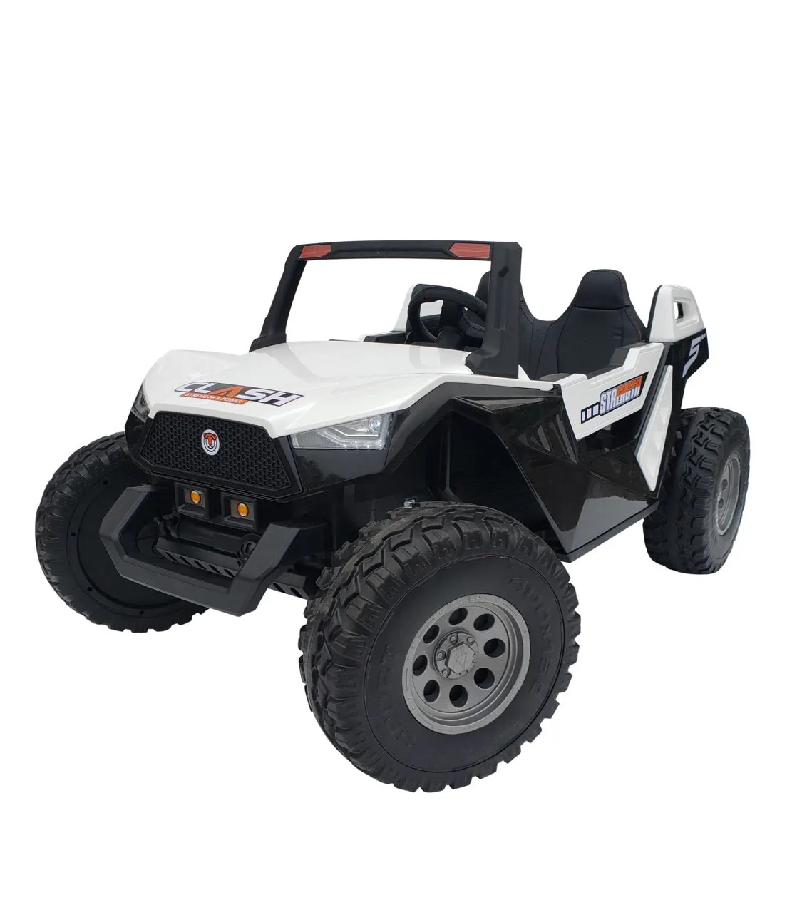 2025 Clash 4x4 | 24V 9AH | UTV Dune Buggy Upgraded 2 Seater Ride-On XXL | Large Leather Seat | Rubber Tires | Holds 325 Lbs | Remote | 10-15 KPh