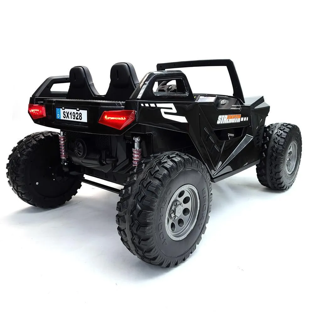 2025 Clash 4x4 | 24V 9AH | UTV Dune Buggy Upgraded 2 Seater Ride-On XXL | Large Leather Seat | Rubber Tires | Holds 325 Lbs | Remote | 10-15 KPh