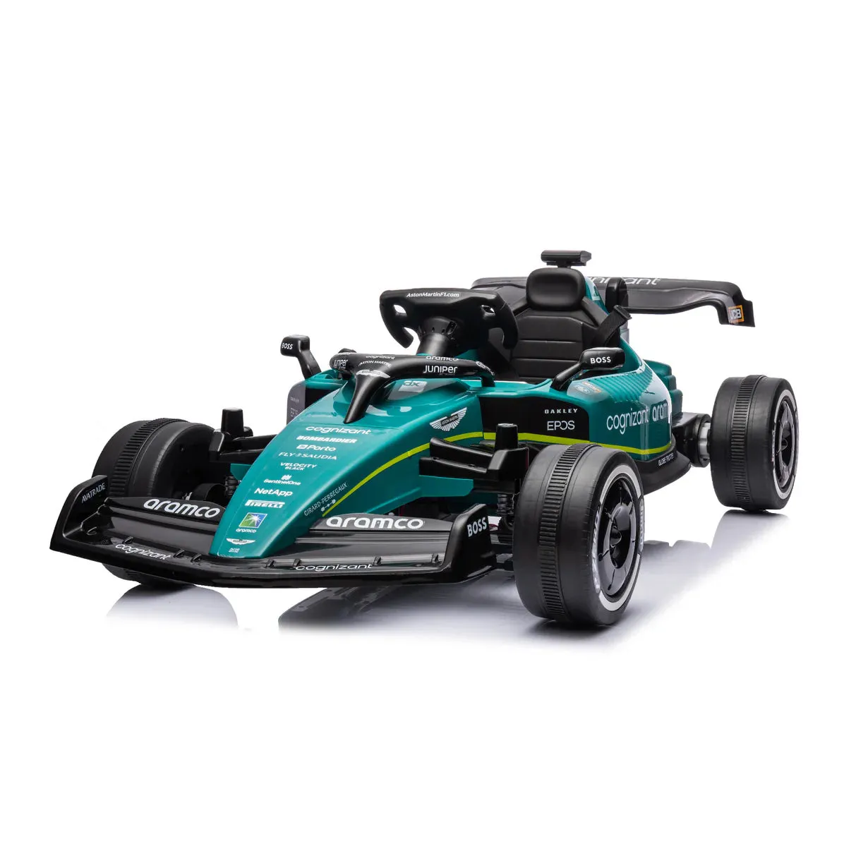 2025 Licensed Aston Martin F1 Car 12V Ride On Car 1 Seater For Kids | 1 Seater | LED Lights | Remote | Music | Ages 3-8