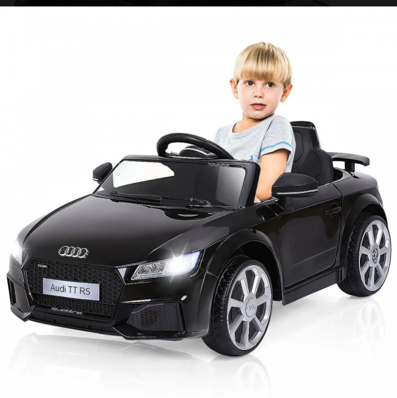 2025 Licensed Audi TT RS Ride On Car Upgraded | 12V | 1 Seater | Music | Seat Belt | LED Lights | Remote