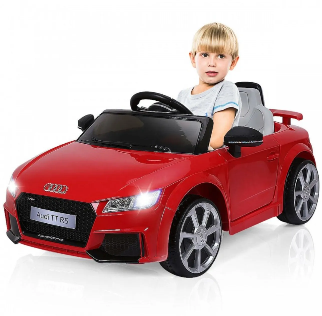 2025 Licensed Audi TT RS Ride On Car Upgraded | 12V | 1 Seater | Music | Seat Belt | LED Lights | Remote