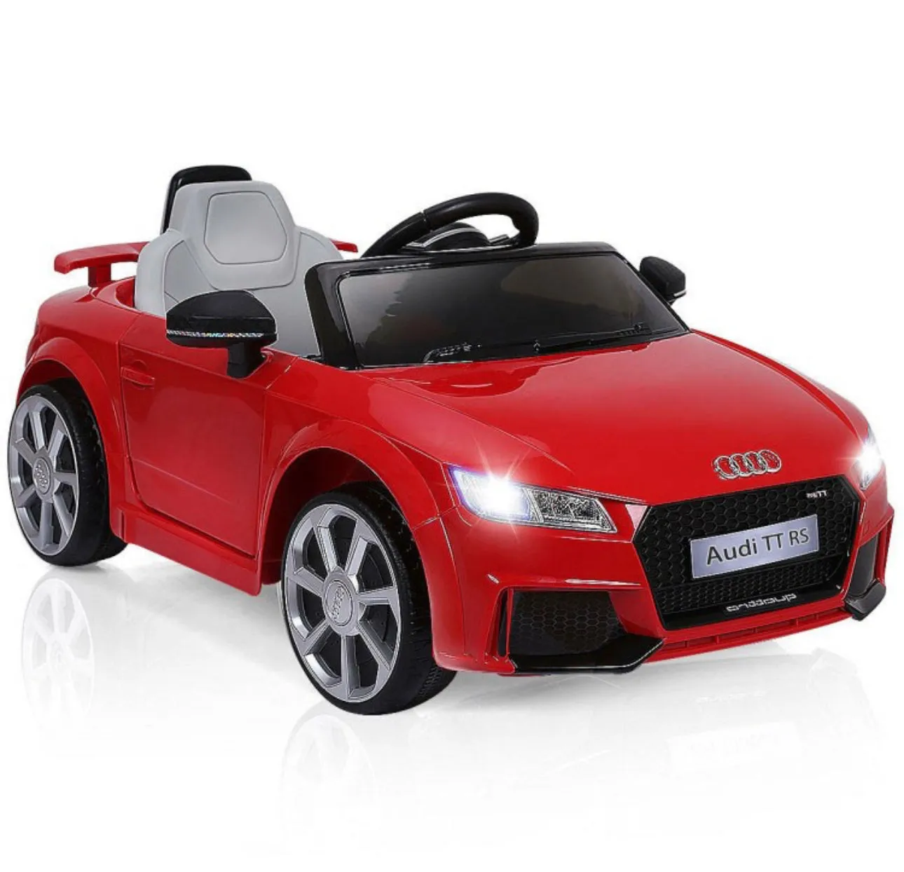 2025 Licensed Audi TT RS Ride On Car Upgraded | 12V | 1 Seater | Music | Seat Belt | LED Lights | Remote