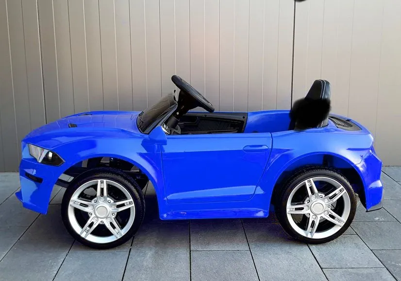 2025 Mustang Style Kids Ride-On Car | 12V | Leather Seat | Rubber Tires | Upgraded 1 Seater | Remote