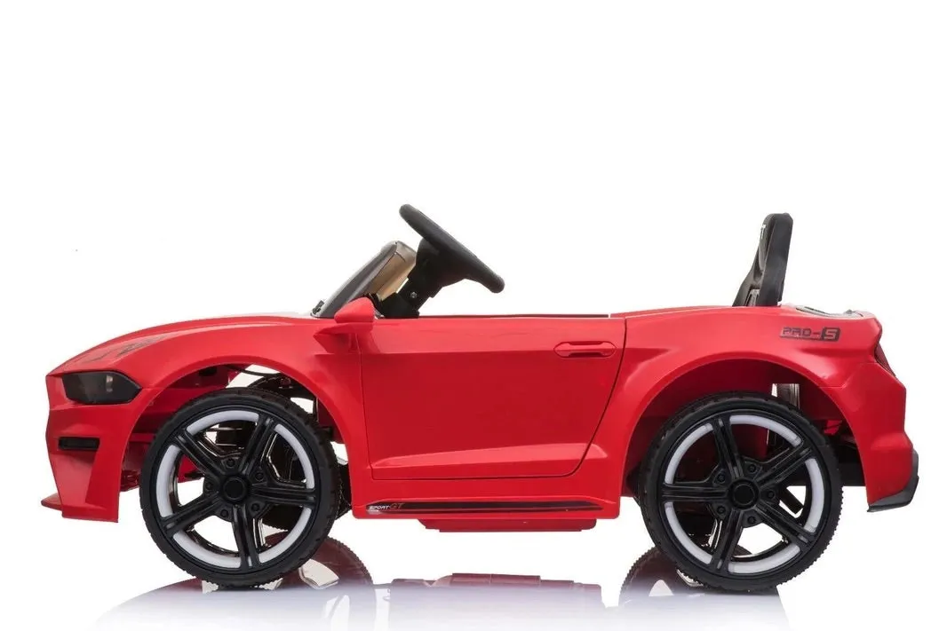 2025 Mustang Style Kids Ride-On Car | 12V | Leather Seat | Rubber Tires | Upgraded 1 Seater | Remote