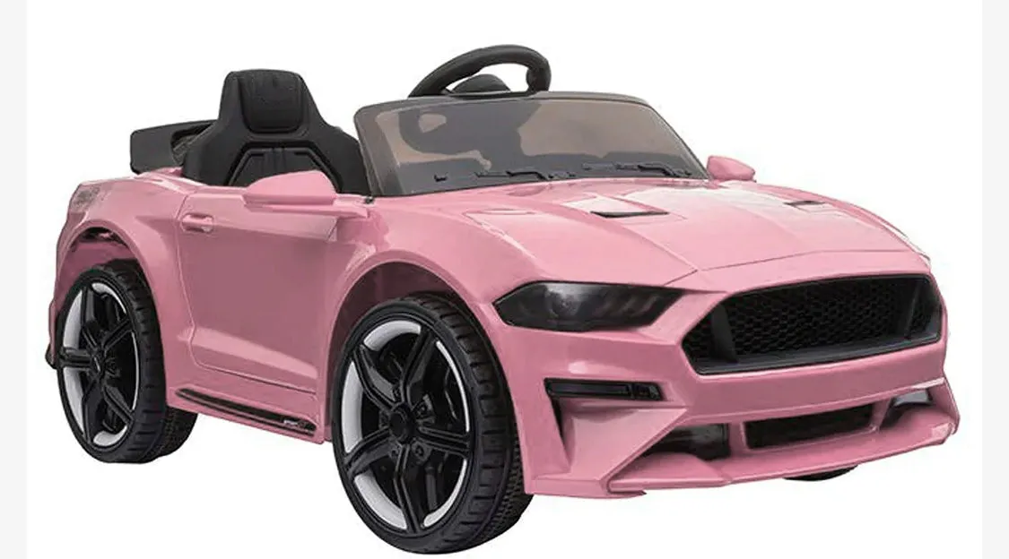 2025 Mustang Style Kids Ride-On Car | 12V | Leather Seat | Rubber Tires | Upgraded 1 Seater | Remote