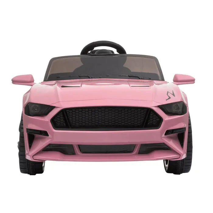 2025 Mustang Style Kids Ride-On Car | 12V | Leather Seat | Rubber Tires | Upgraded 1 Seater | Remote