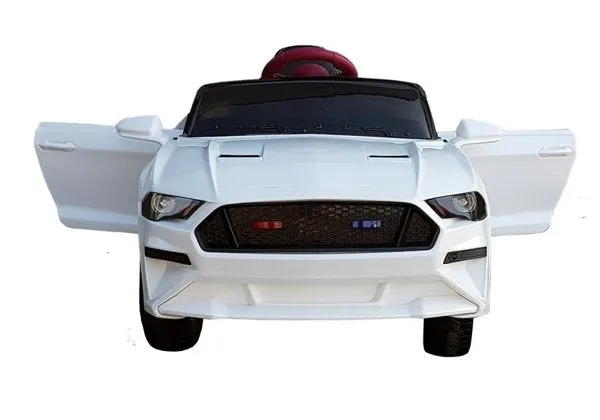 2025 Mustang Style Kids Ride-On Car | 12V | Leather Seat | Rubber Tires | Upgraded 1 Seater | Remote