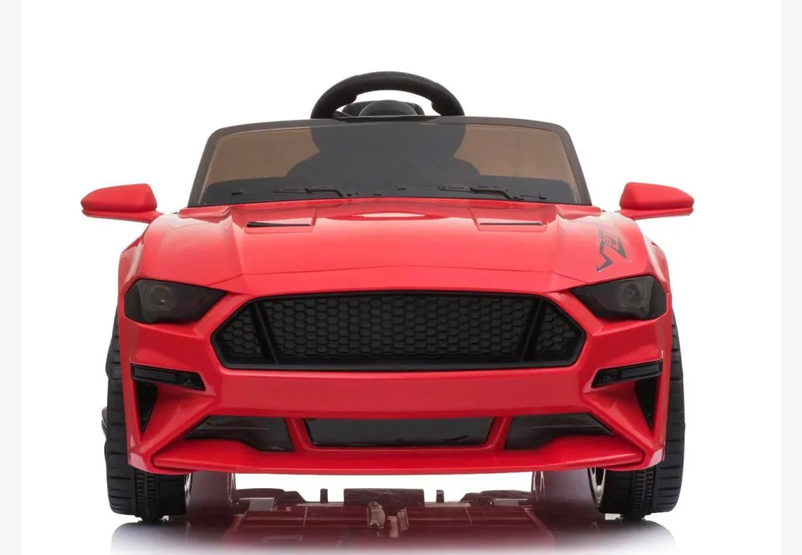 2025 Mustang Style Kids Ride-On Car | 12V | Leather Seat | Rubber Tires | Upgraded 1 Seater | Remote