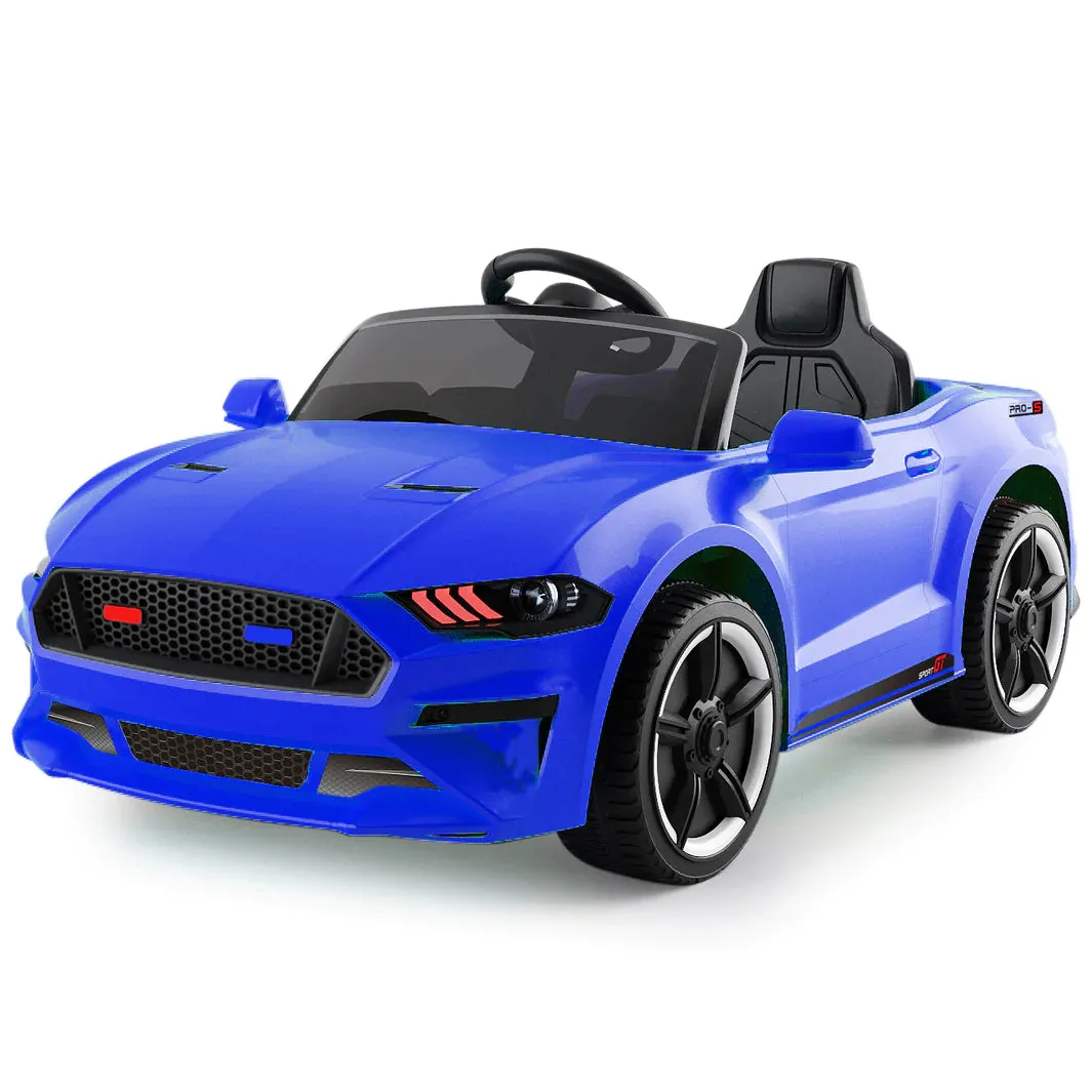 2025 Mustang Style Kids Ride-On Car | 12V | Leather Seat | Rubber Tires | Upgraded 1 Seater | Remote