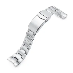 20mm Super-O Boyer Watch Band for TUD BB58, 316L Stainless Steel Brushed V-Clasp