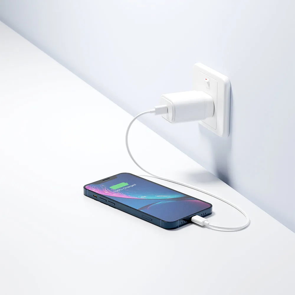 20W Wall Charger with 1.2m Lightning to USB-C Cable