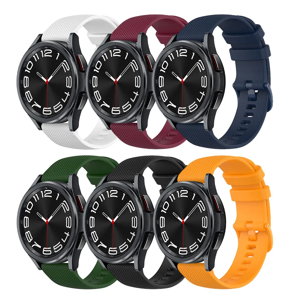 22mm Silicone Bands | Samsung Galaxy Watch 3 45mm/Galaxy Watch 46mm/Gear S3 Frontier/Classic | Pack of 6