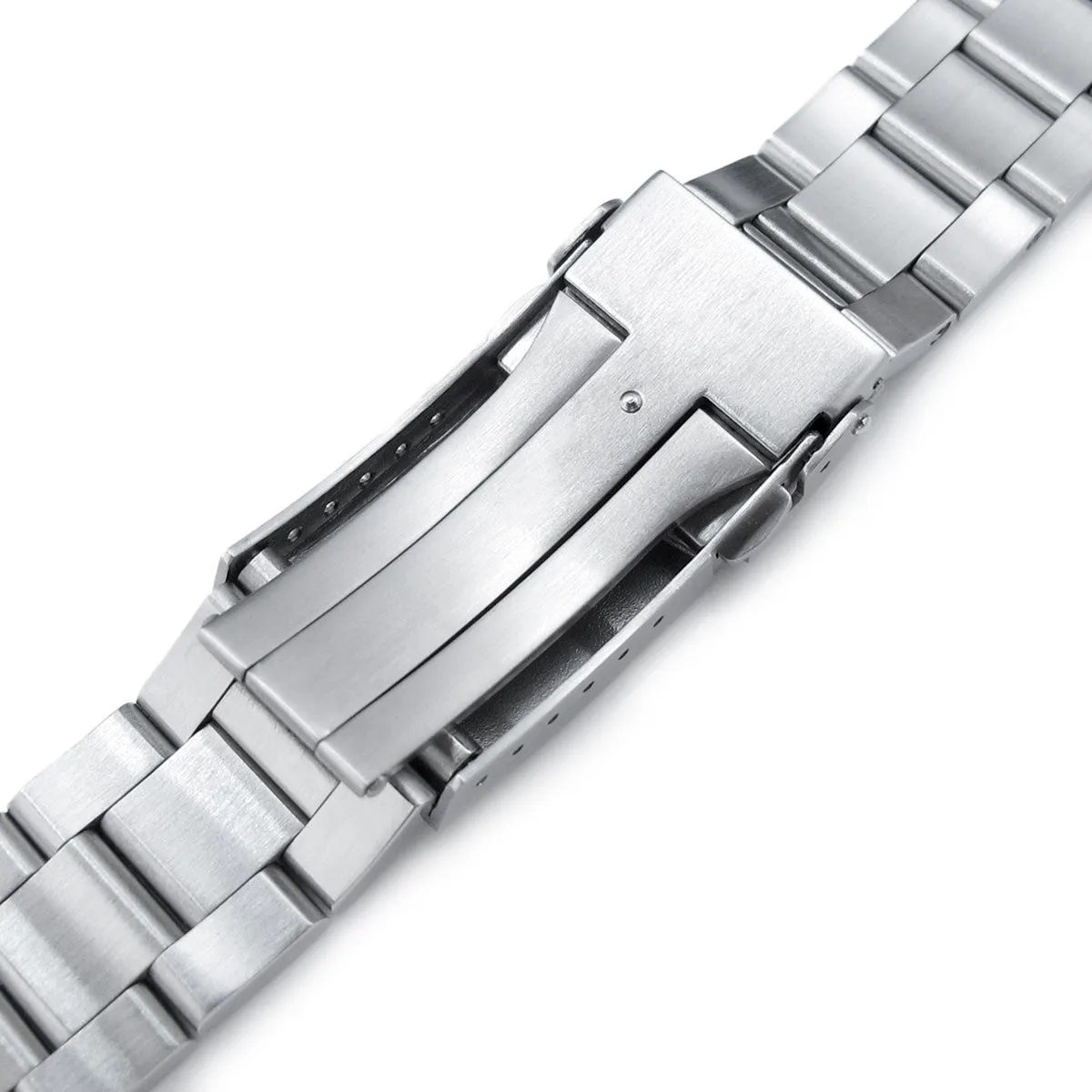 22mm Super-O Boyer Watch Band for TUD BB, 316L Stainless Steel Brushed & Polished SUB Clasp