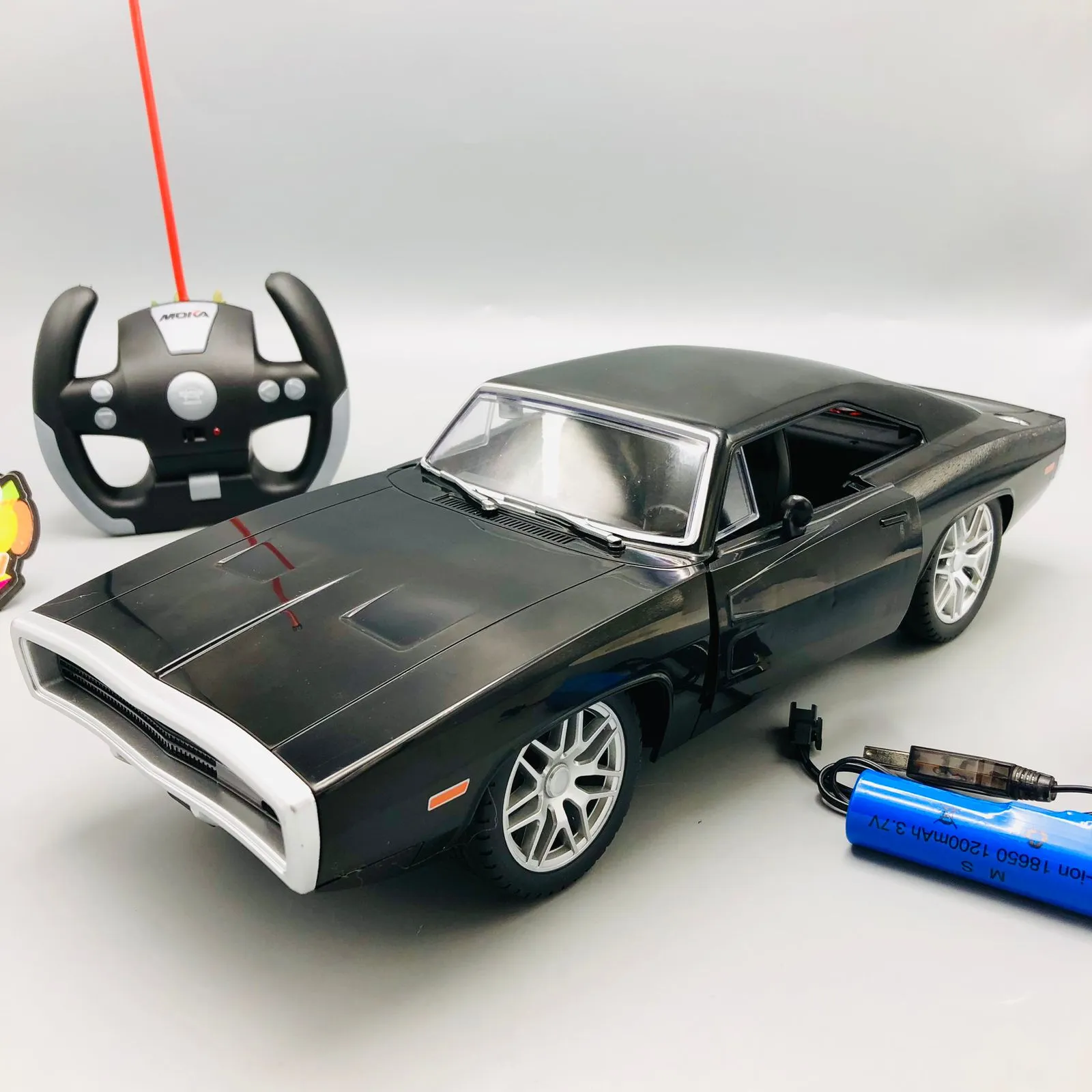 27MHz RC Dodge Charger Openable Door Car