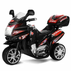 3 Wheel Kids 6V Battery Powered Electric Toy Motorcycle -Black