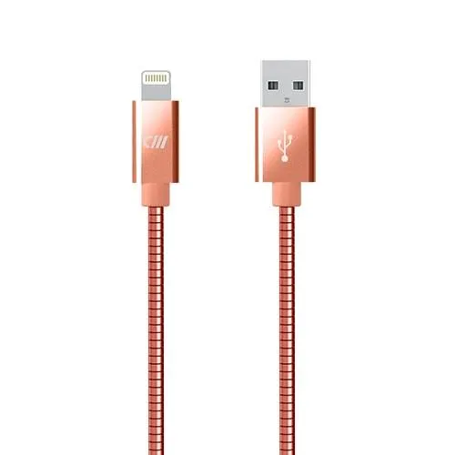 3ft Stainless Steel Lightning Cable