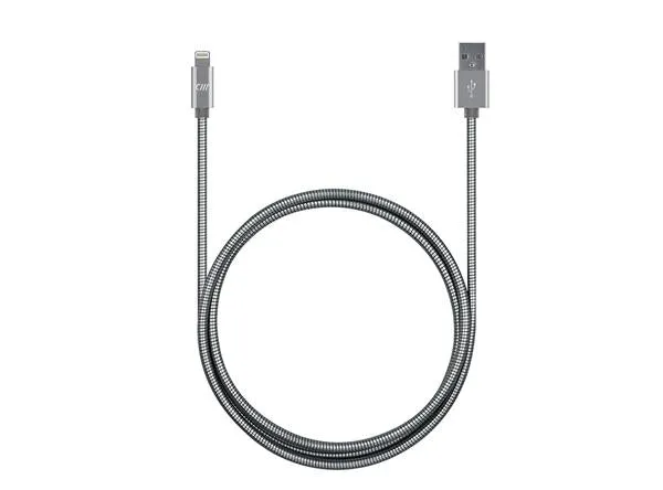 3ft Stainless Steel Lightning Cable