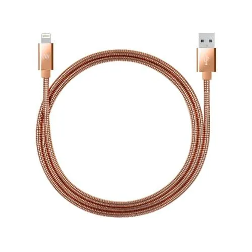 3ft Stainless Steel Lightning Cable