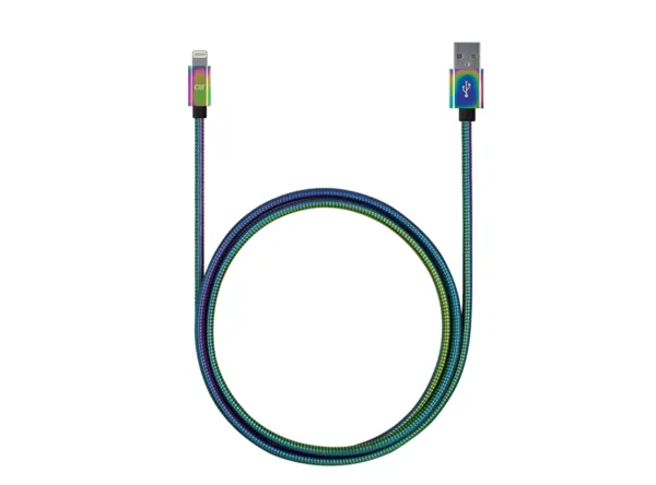 3ft Stainless Steel Lightning Cable