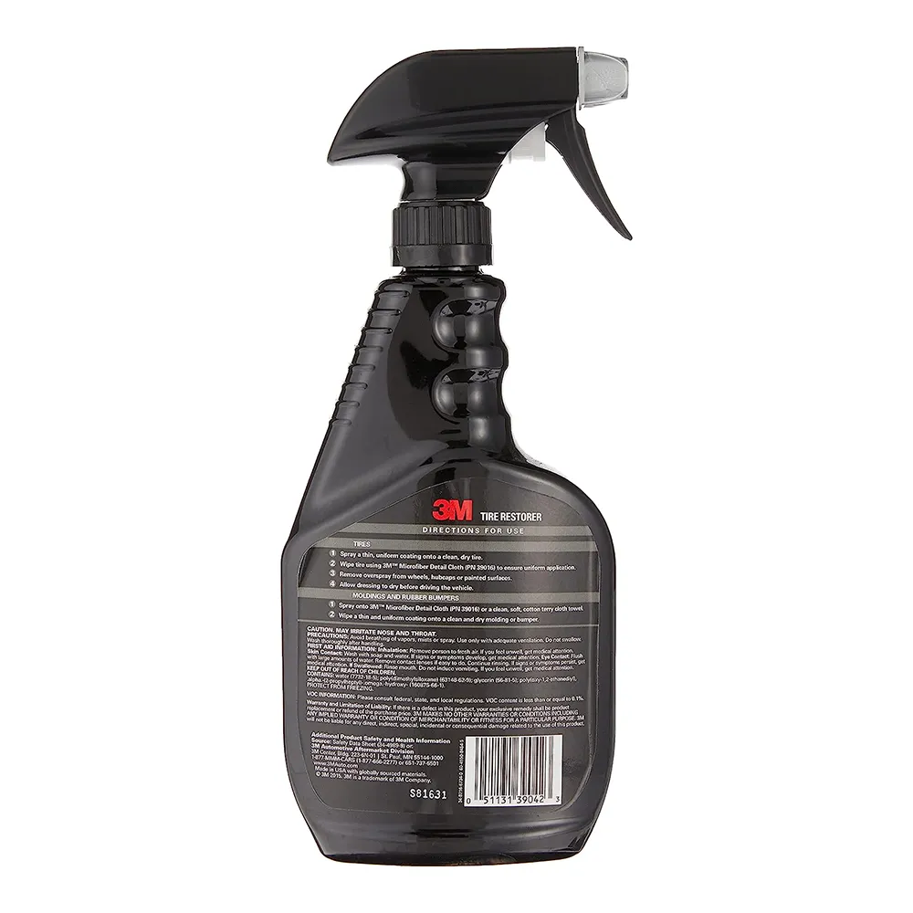 3M Tire Restorer Deep Tyre Shine 473ml Trigger Spray 39042