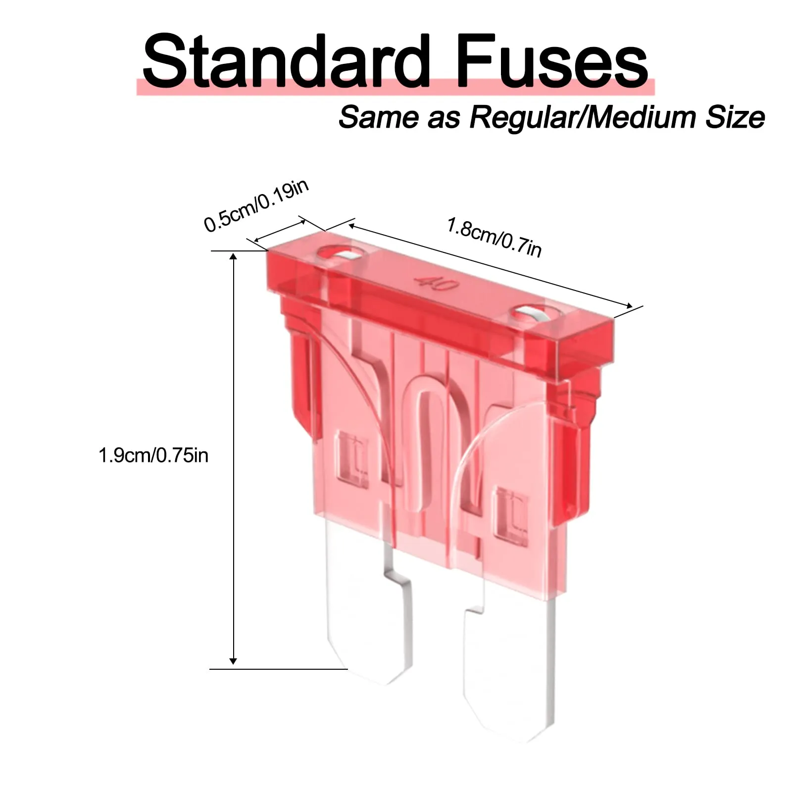 40A Oswald Norm Automotive Blade Fuse