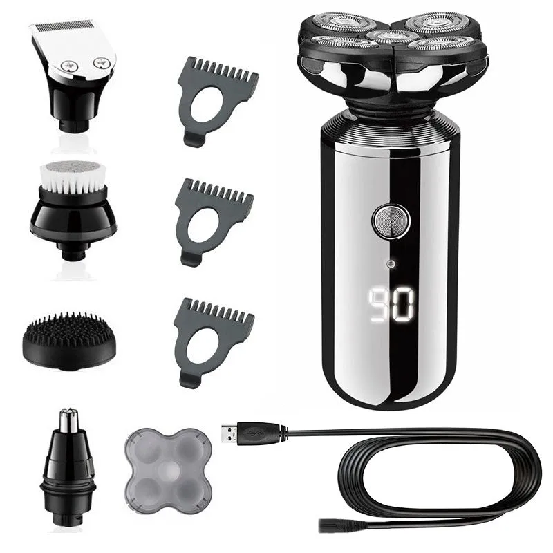 5in1 Waterproof Rechargeable Cordless Beard Trimmer