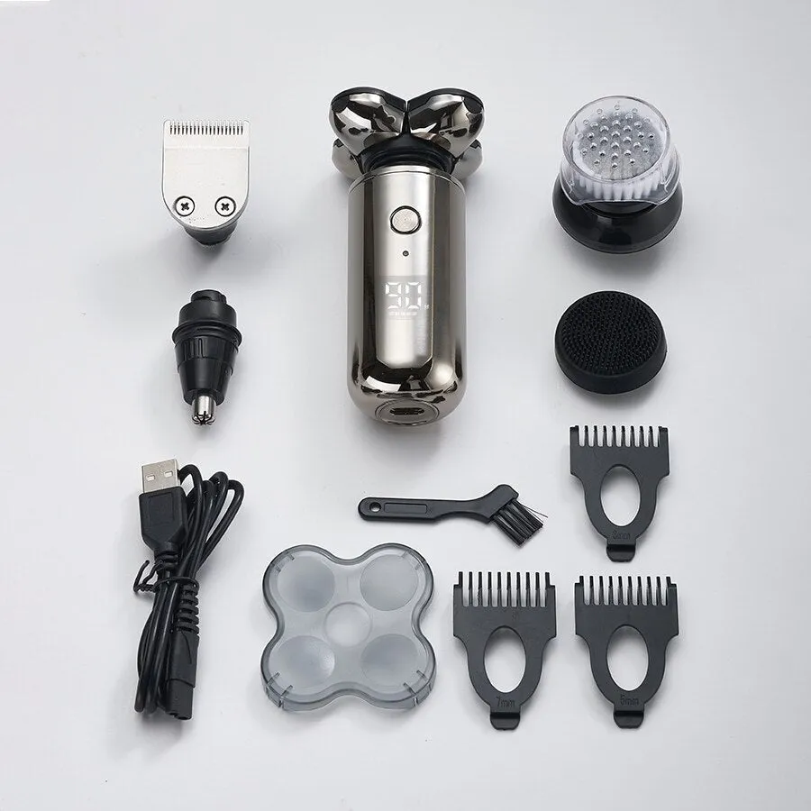 5in1 Waterproof Rechargeable Cordless Beard Trimmer